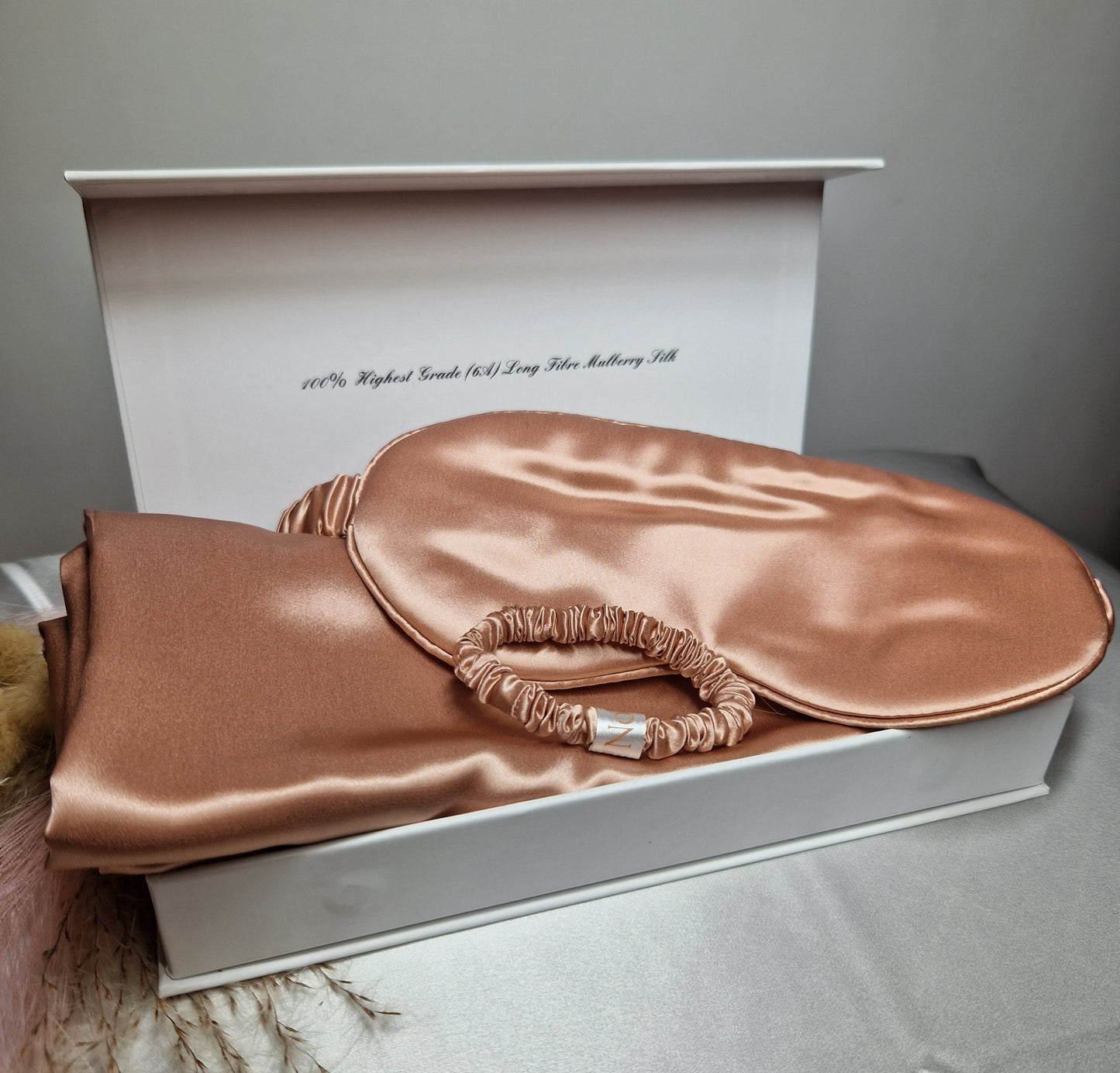 Mulberry šilko 3 dalių rinkinys. Gold rose