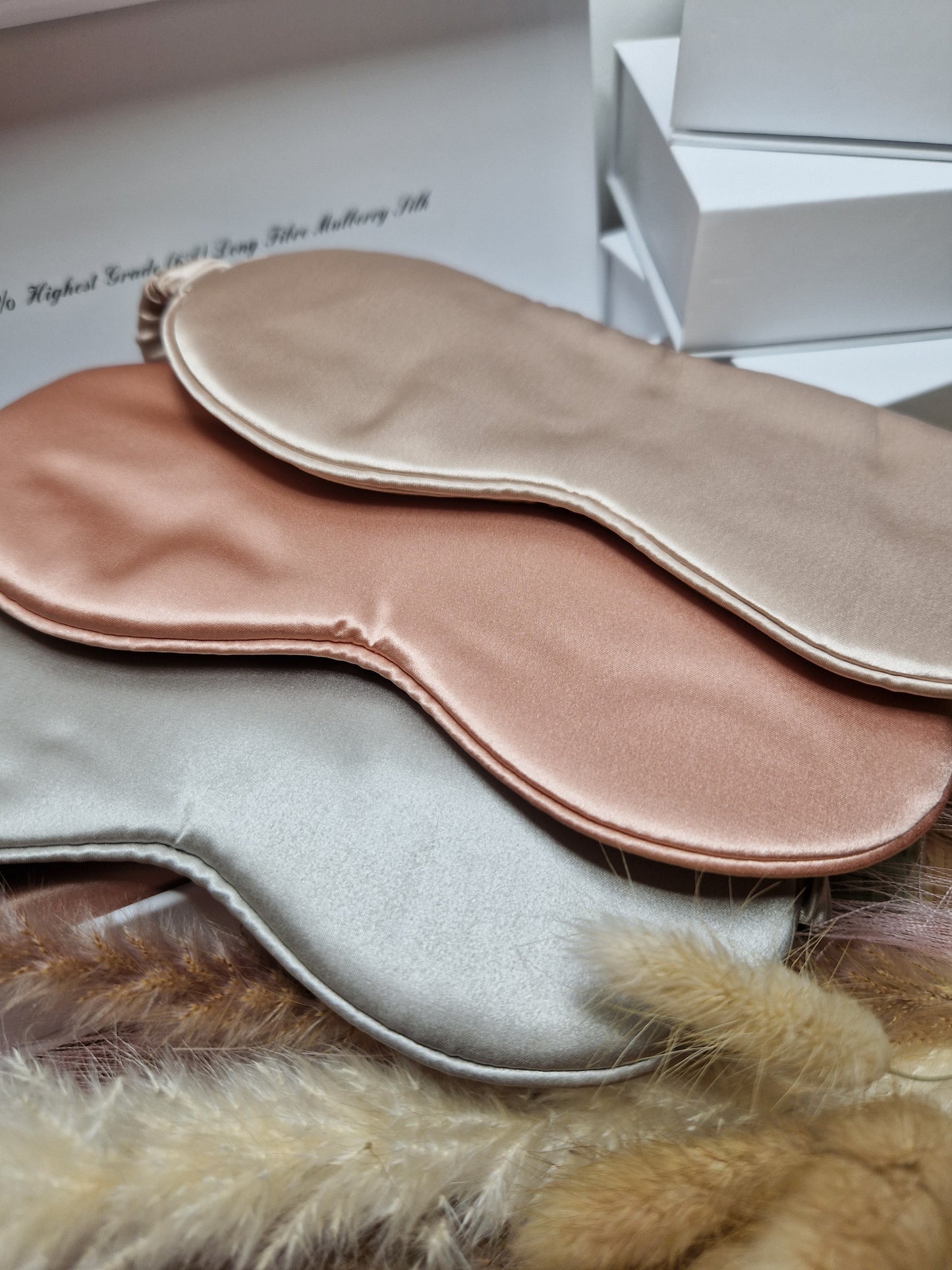 Mulberry šilko 3 dalių rinkinys. Gold rose