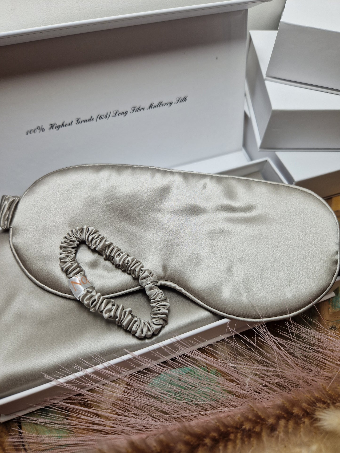 Mulberry šilko 3 dalių rinkinys. Gray